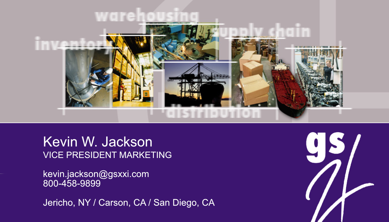 GS XXI business card