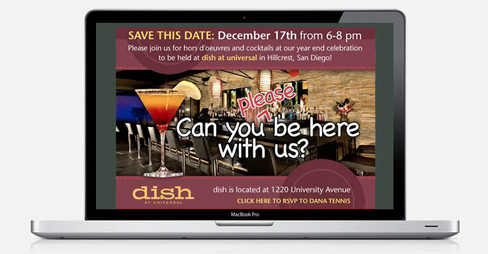 Email marketing campaign creative