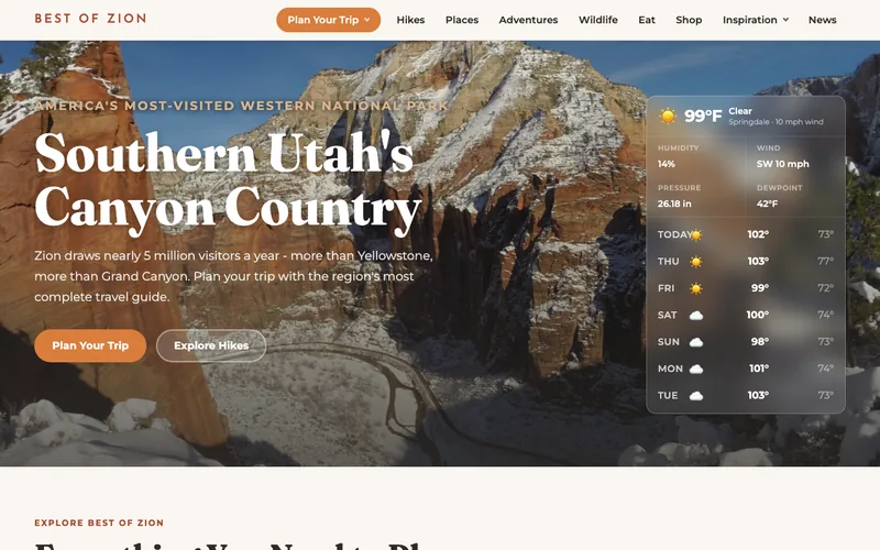 BestOfZion.com homepage