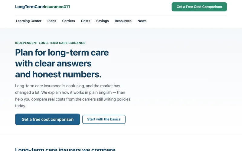 LongTermCareInsurance411 (rebuild preview)